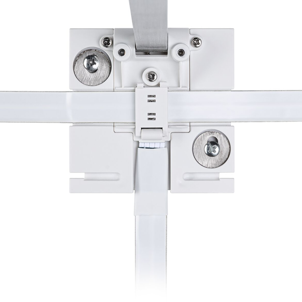 LED-Bilderleuchte Adelia - Metall / Kunststoff - Grau - 1-flammig