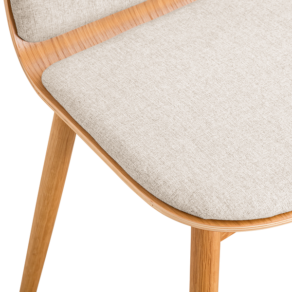 Polsterstuhl Molonit 2er-Set - Beige