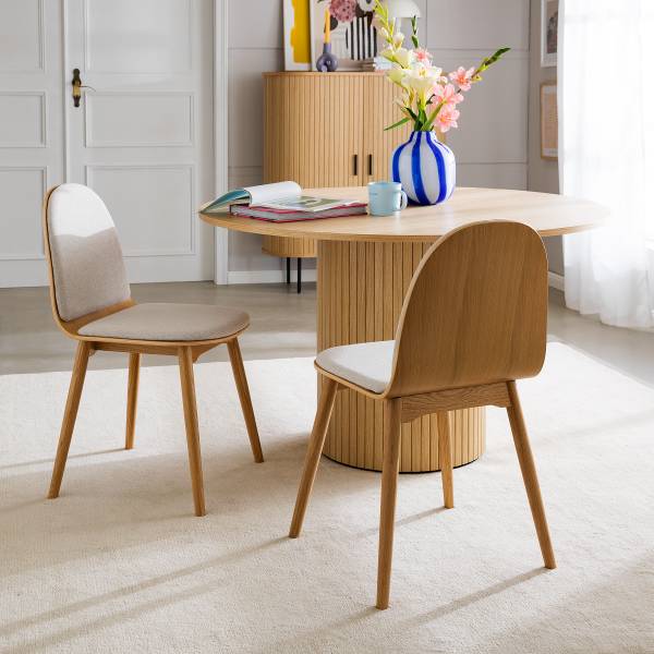 Polsterstuhl Molonit 2er-Set - Beige