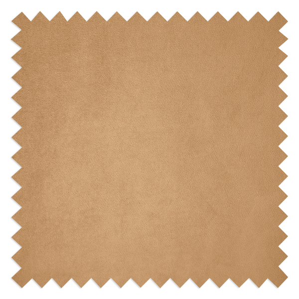 Polsterstuhl MOUZON 2er-Set - Samt Walli: Karamell - Schwarz