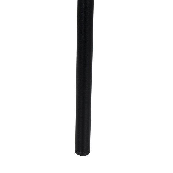 Polsterstuhl MOUZON 2er-Set - Samt Walli: Karamell - Schwarz