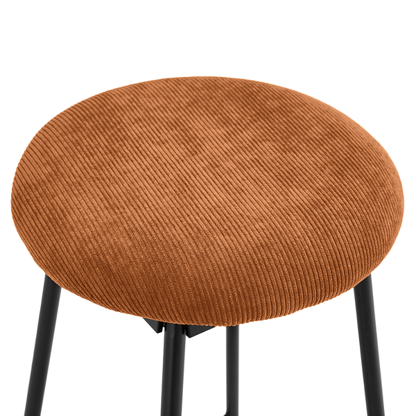 Barhocker Pirmil - Cordstoff Lyana: Rost