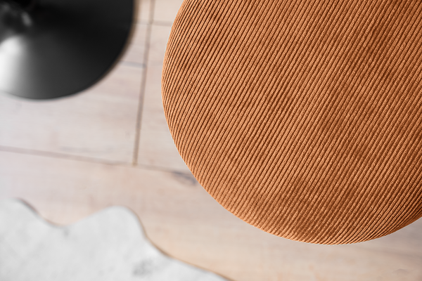 Barhocker Pirmil - Cordstoff Lyana: Rost