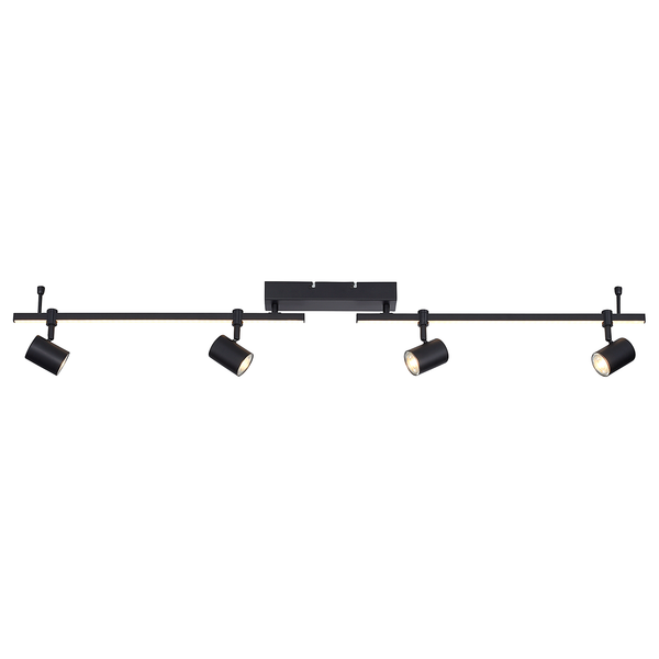 Deckenleuchte Barik - Eisen, Aluminium / Polycarbonat - 5-flammig - Flammenanzahl: 5