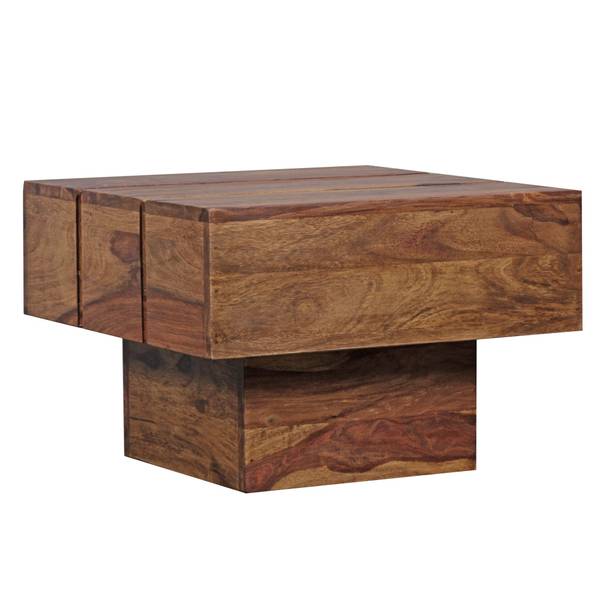 Couchtisch Neuberg - Sheesham Massiv - Dunkelbraun - 44 x 30 cm