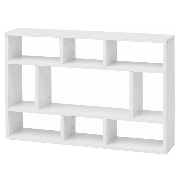 Wandregal Paluzza - Spanplatte - Weiß - Weiß