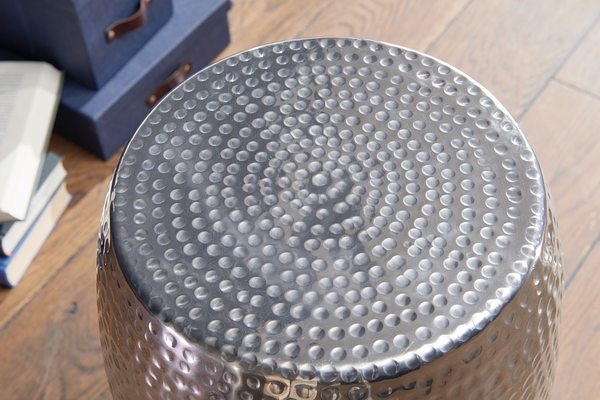 Beistelltisch La Paz - Aluminium - Silber - Silber