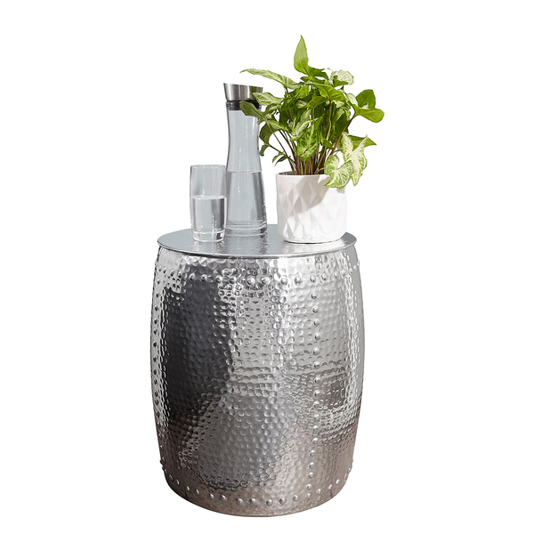 Beistelltisch Juanico - Aluminim - Silber