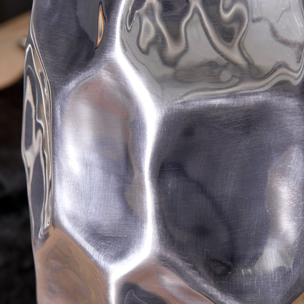 Beistelltisch Valdez - Aluminim - Silber - Silber