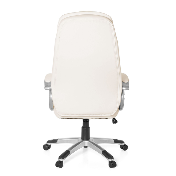 Bürodrehstuhl Baruth - Kunstleder - Creme