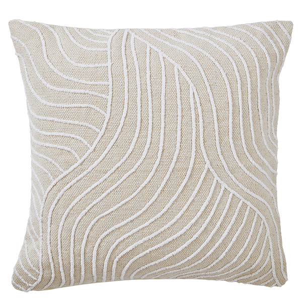Kissen FREYA - Baumwolle / Polyester - Beige