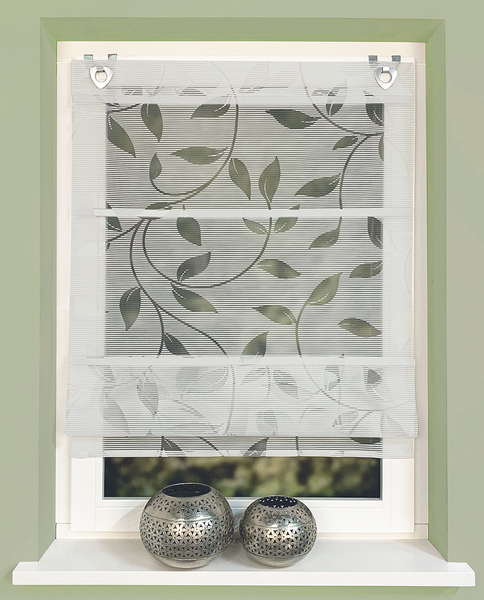 Magnetrollo Rana - Webstoff - Grau - 45 x 130 cm