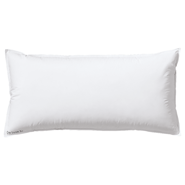 Daunenkissen DeLuxe 3C - Federn / Daunen / Baumwolle - Weiß - 40 x 60 cm