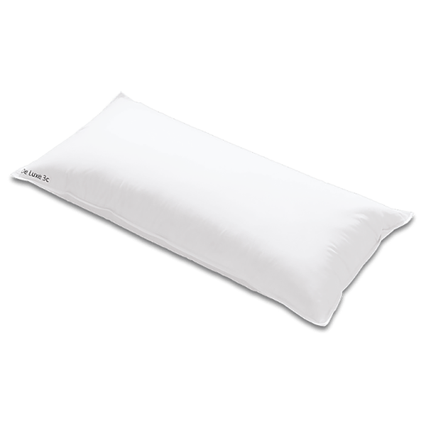 Daunenkissen DeLuxe 3C - Federn / Daunen / Baumwolle - Weiß - 40 x 60 cm