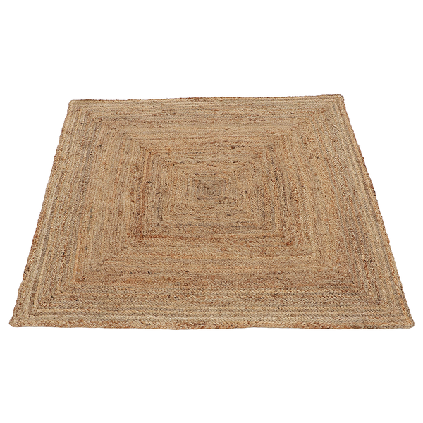 Juteteppich Nele - Jute - Natur - 80 x 80 cm