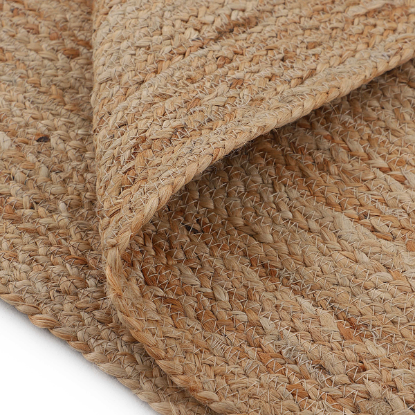 Juteteppich Nele - Jute - Natur - 80 x 80 cm