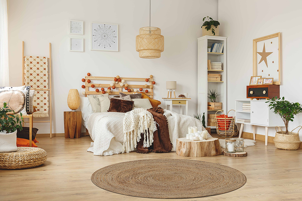 Juteteppich Nele Rund - Jute - Natur - 60 x 60 cm