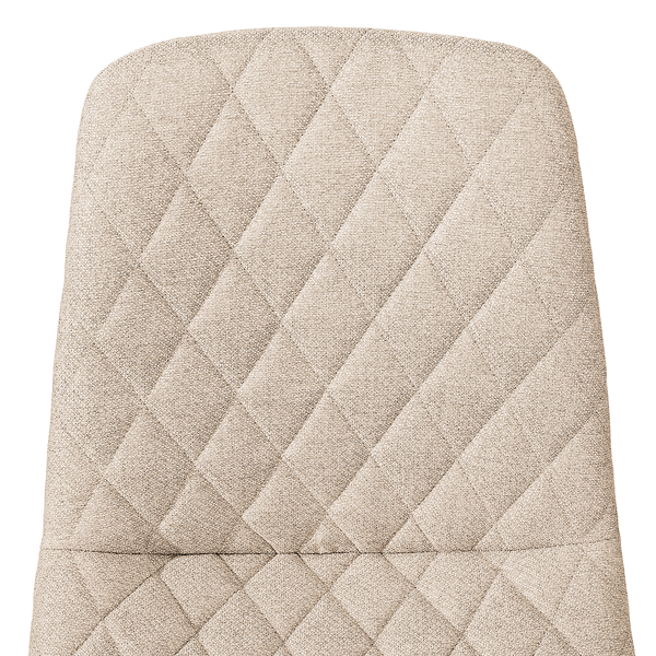 Polsterstuhl Farelas - Webstoff Stefka: Beige - 2er Set