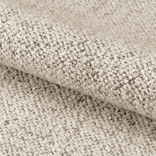 Drehbarer Armlehnenstuhl MORINI - Bouclé Stoff Moena: Beige
