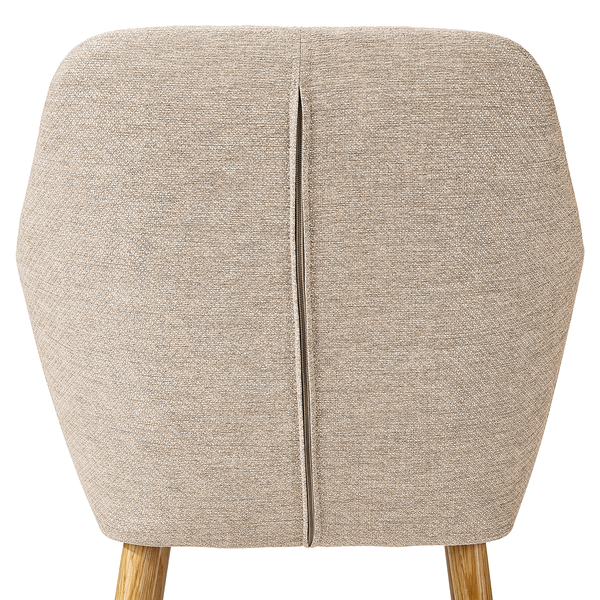 Armlehnenstuhl TILANDA Typ A - Webstoff Stefka: Beige - 1er Set