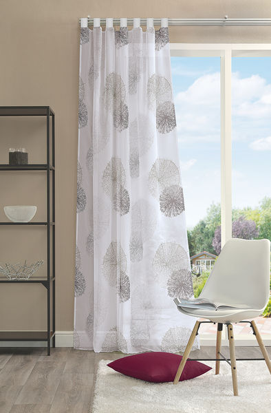 Schlaufenschal Rawlins - Polyester - Grau - 140 x 145 cm