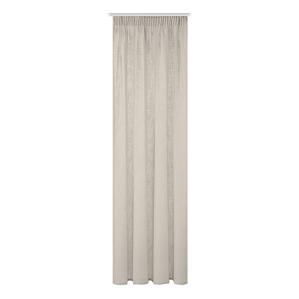Fertiggardine Softy - Polyester - Taupe - 140 x 160 cm