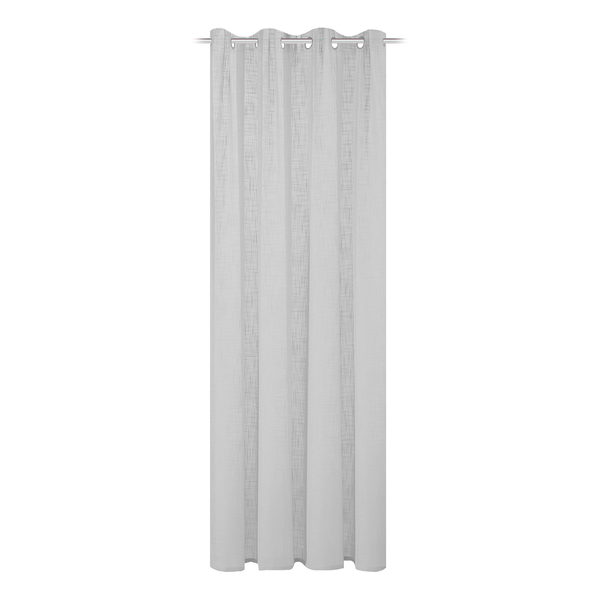 Ösenschal Softy - Polyester - Grau - 140 x 245 cm