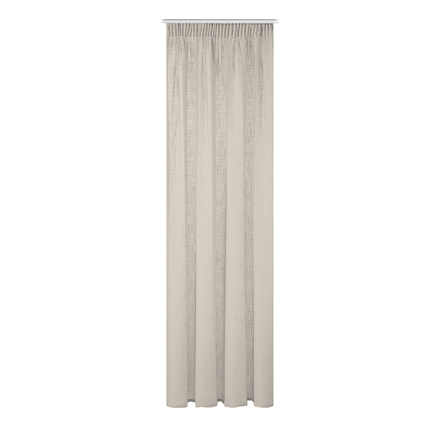 Fertiggardine Softy - Polyester - Taupe - 140 x 245 cm