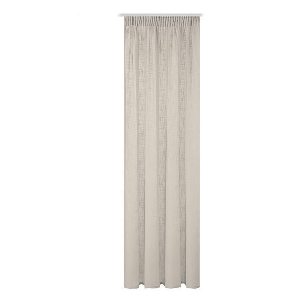 Fertiggardine Softy - Polyester - Taupe - 140 x 225 cm