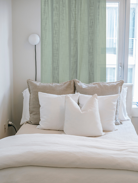 Ösenschal Softy - Polyester - Mintgrün - 140 x 225 cm