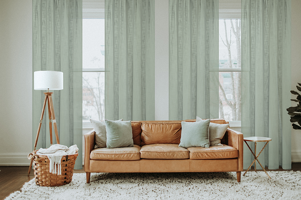 Ösenschal Softy - Polyester - Mintgrün - 140 x 225 cm