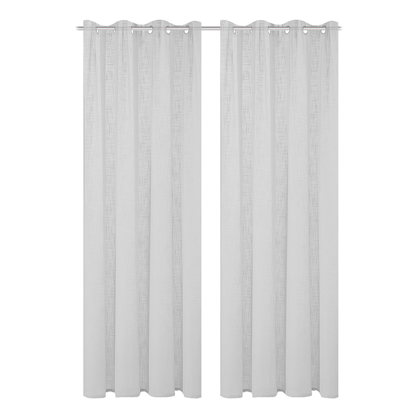 Ösenschal Softy 2er-Set - Polyester - Grau - 140 x 225 cm