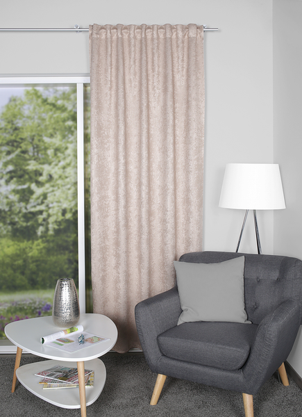 Verdunkelungsvorhang Skilio - Polyester - 135 x 245 cm - Cappuccino
