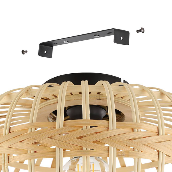 Deckenleuchte Amsfield - Stahl - 1-flammig