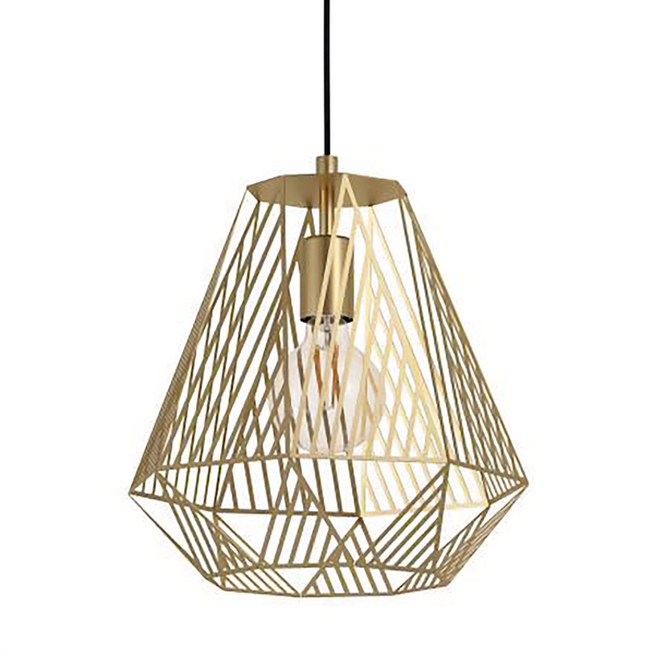 Pendelleuchte Stype - Stahl - 1-flammig - Gold - Flammenanzahl: 1