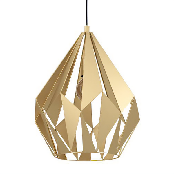 Pendelleuchte Carlton - Stahl - 1-flammig - Durchmesser: 39 cm