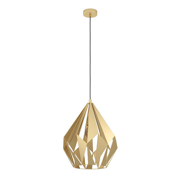 Pendelleuchte Carlton - Stahl - 1-flammig - Durchmesser: 39 cm