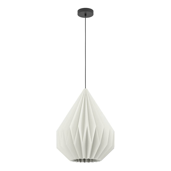 Pendelleuchte Minting - Stahl / Papier - 1-flammig - Durchmesser: 45 cm