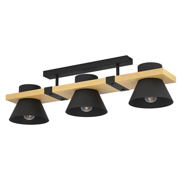 Deckenleuchte Maccles - Stahl - 3-flammig