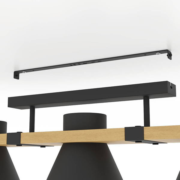 Deckenleuchte Maccles - Stahl - 3-flammig