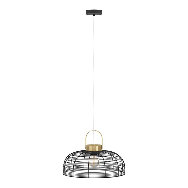 Pendelleuchte Roundham - Stahl - 1-flammig - Durchmesser: 45 cm