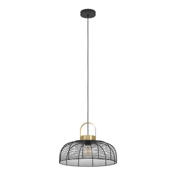 Pendelleuchte Roundham - Stahl - 1-flammig - Durchmesser: 45 cm