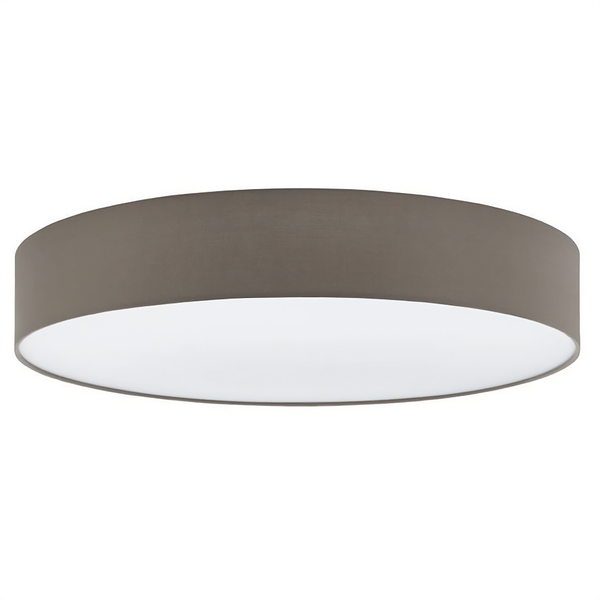 Deckenleuchte Pasteri Typ B - Stahl / Mischgewebe - 5-flammig - Taupe - Flammenanzahl: 5