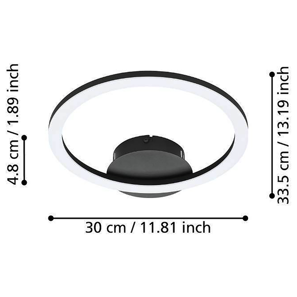 Deckenleuchte Paranday-Z Typ H - Stahl / Polycarbonat - 1-flammig