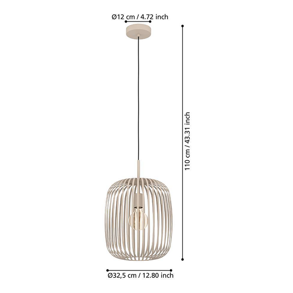 Pendelleuchte Romazzina Typ B - Stahl - 1-flammig