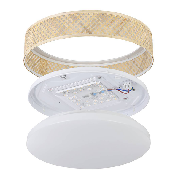 Deckenleuchte Luppinera - Stahl / Polycarbonat - 1-flammig