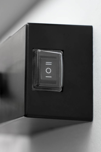 Deckenleuchte Verdello - Polycarbonat - 1-flammig - Schwarz