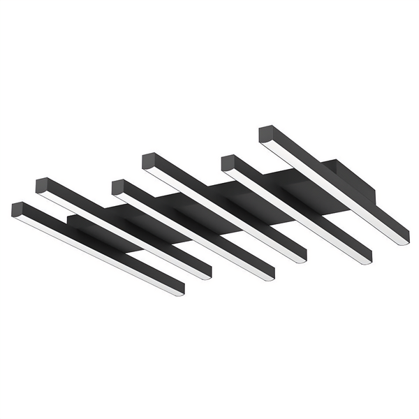 Deckenleuchte Padulari - Stahl / Polycarbonat - 1-flammig