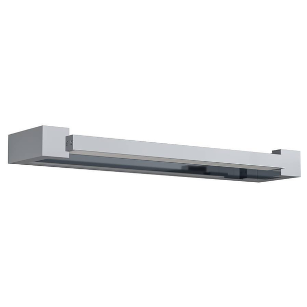 Deckenleuchte Gemiliana - Stahl / Polycarbonat - 1-flammig - Silber