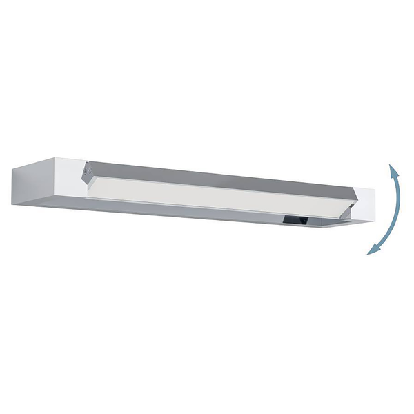 Deckenleuchte Gemiliana - Stahl / Polycarbonat - 1-flammig - Silber